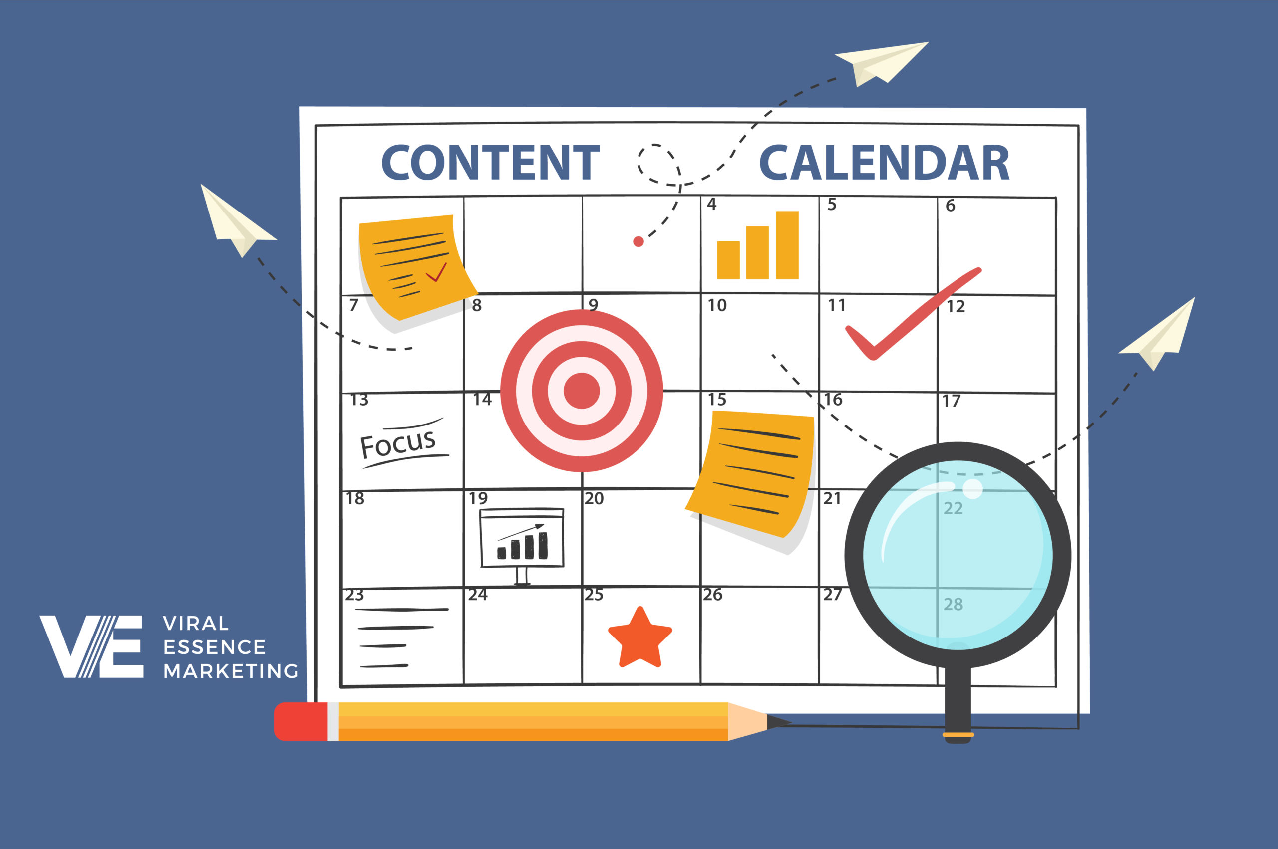 CONTENT CALENDAR THUMBNAIL | Viral Essense